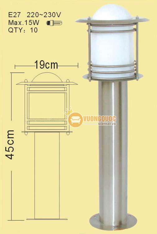 Đèn năng lượng mặt trời hiện đại ROL360-1